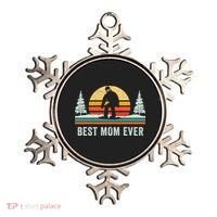 Retro Snowboarding Best Mom Ever Snowboarder Mama Snowboard Gift Ornament thumb 0