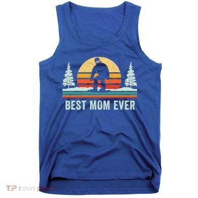 Retro Snowboarding Best Mom Ever Snowboarder Mama Snowboard Gift Tank Top