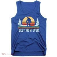 Retro Snowboarding Best Mom Ever Snowboarder Mama Snowboard Gift Tank Top thumb 0