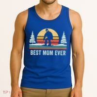 Retro Snowboarding Best Mom Ever Snowboarder Mama Snowboard Gift Tank Top thumb 3