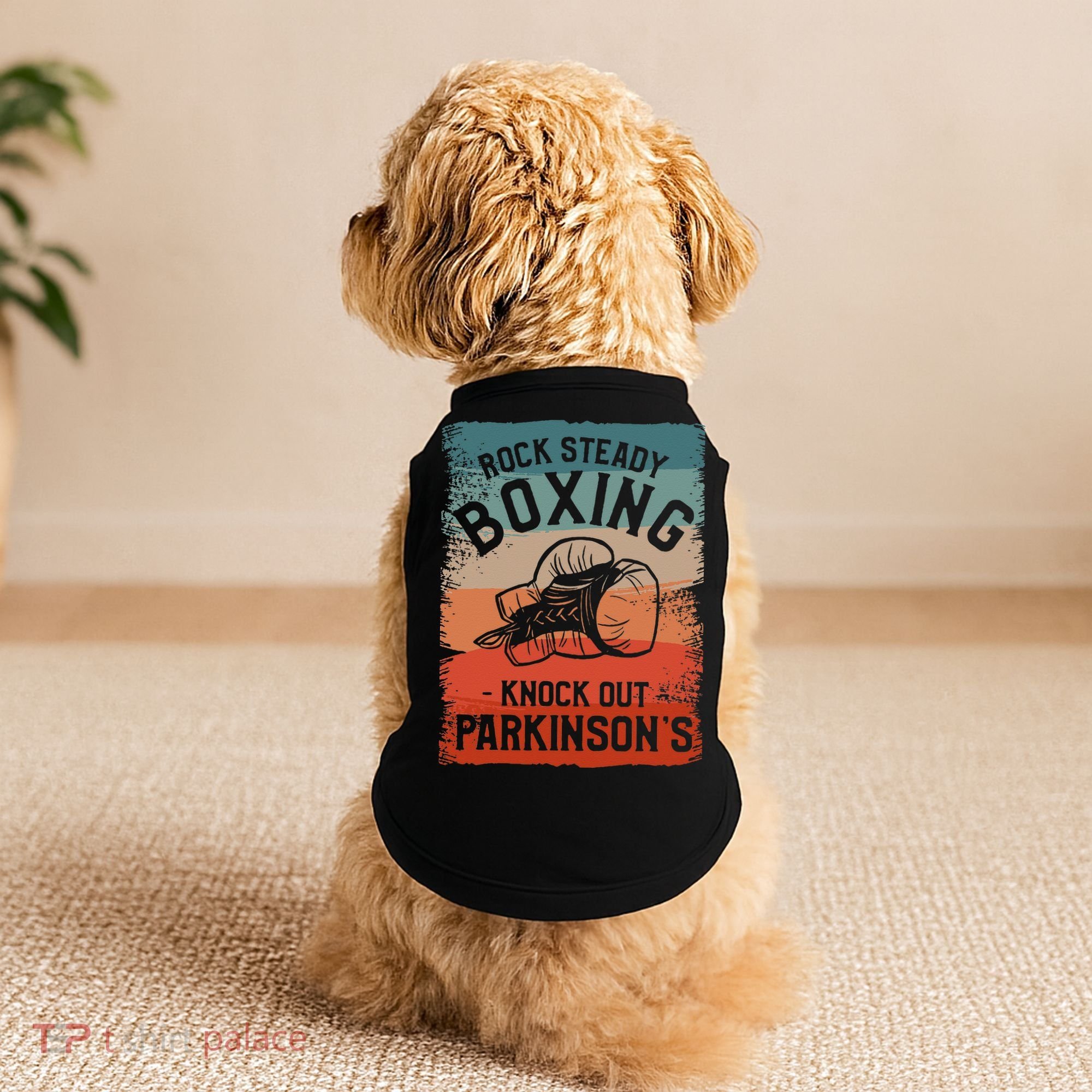 Rock Steady Boxing Knock Out Parkinsons Awareness Doggie Tank