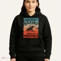 Rock Steady Boxing Knock Out Parkinsons Awareness Hoodie thumb 5
