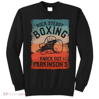 Rock Steady Boxing Knock Out Parkinsons Awareness Sweatshirt