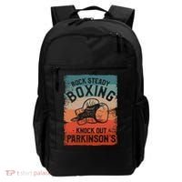 Rock Steady Boxing Knock Out Parkinsons Awareness Backpack thumb 0