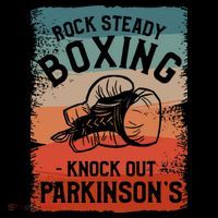 Rock Steady Boxing Knock Out Parkinsons Awareness Women's Hoodie thumb 2