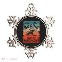 Rock Steady Boxing Knock Out Parkinsons Awareness Ornament thumb 0