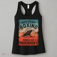 Rock Steady Boxing Knock Out Parkinsons Awareness Women's Tank Top thumb 3