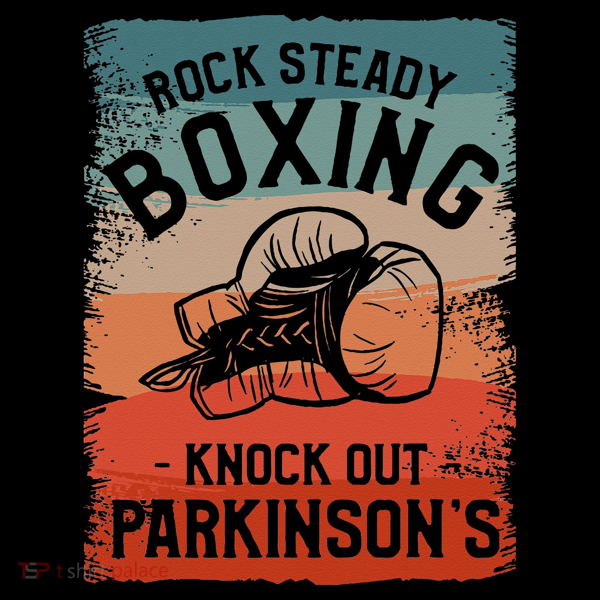 Rock Steady Boxing Knock Out Parkinsons Awareness Baby Bodysuit