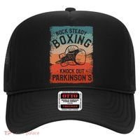 Rock Steady Boxing Knock Out Parkinsons Awareness Hat thumb 0