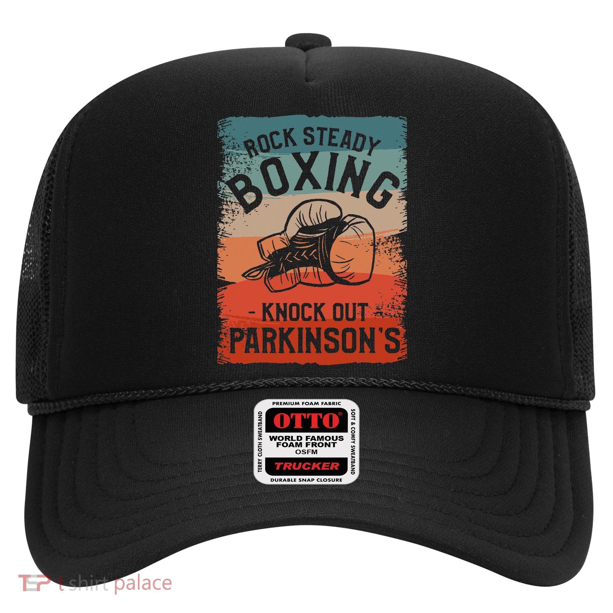 Rock Steady Boxing Knock Out Parkinsons Awareness Hat
