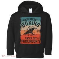 Rock Steady Boxing Knock Out Parkinsons Awareness Toddler Hoodie thumb 0