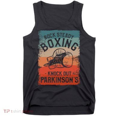 Rock Steady Boxing Knock Out Parkinsons Awareness Tank Top
