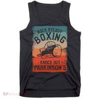 Rock Steady Boxing Knock Out Parkinsons Awareness Tank Top thumb 0