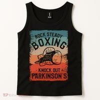 Rock Steady Boxing Knock Out Parkinsons Awareness Tank Top thumb 2