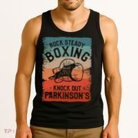 Rock Steady Boxing Knock Out Parkinsons Awareness Tank Top thumb 3
