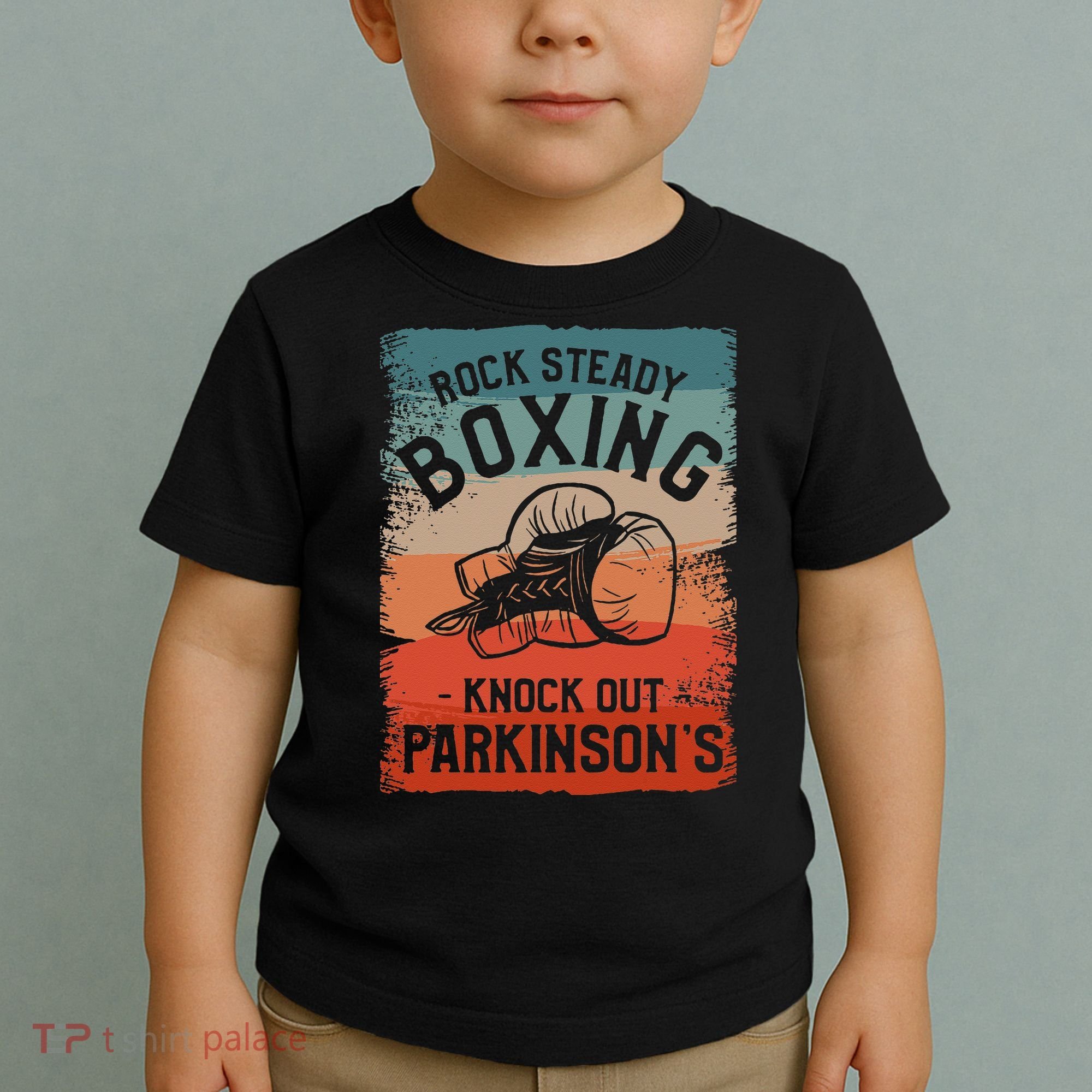 Rock Steady Boxing Knock Out Parkinsons Awareness Toddler T-Shirt