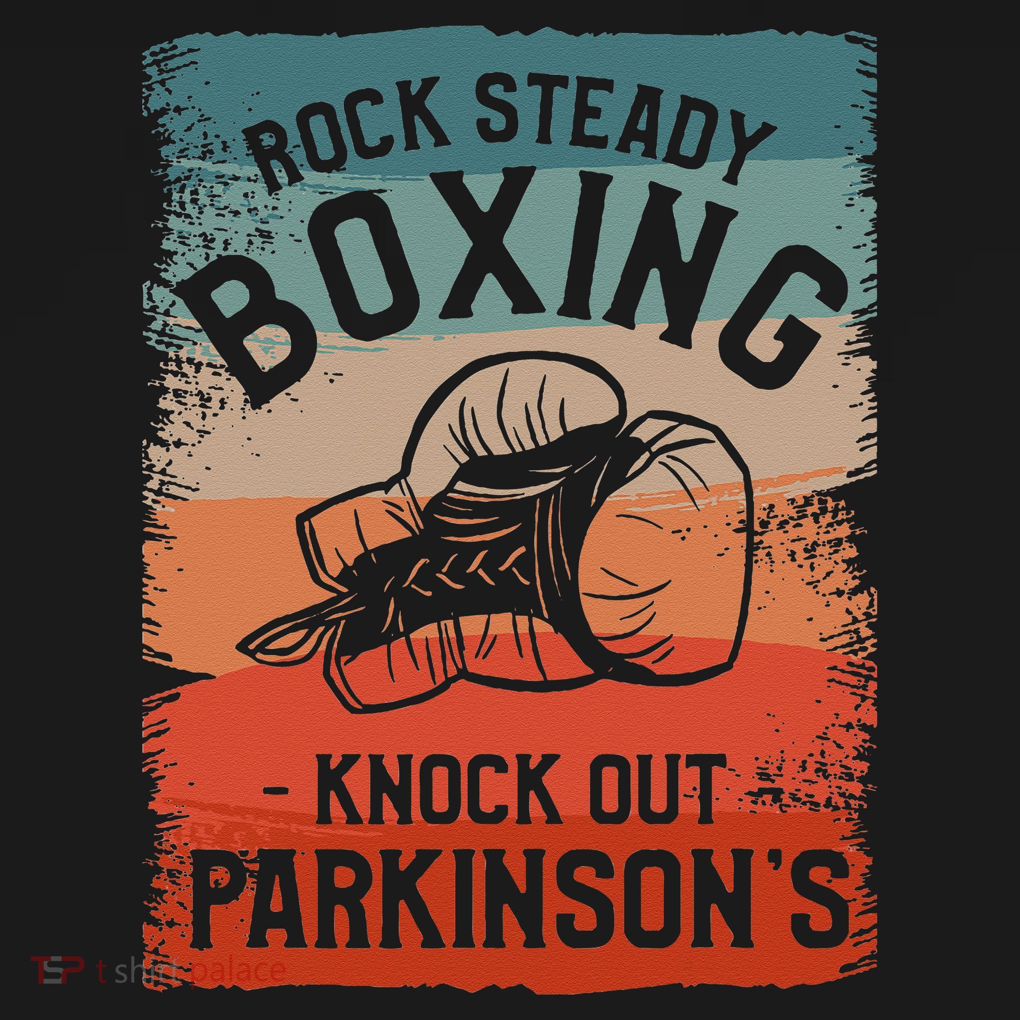 Rock Steady Boxing Knock Out Parkinsons Awareness Visor