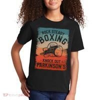 Rock Steady Boxing Knock Out Parkinsons Awareness Kids T-Shirt thumb 2