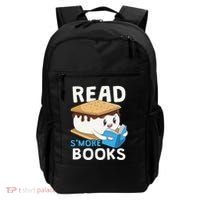 Read Smore Books Camping Bookworm Boy Cute Librarian Smores Backpack thumb 0