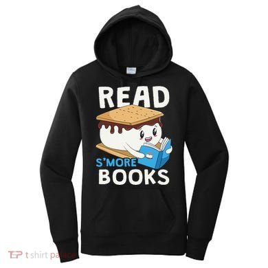 Read Smore Books Camping Bookworm Boy Cute Librarian Smores Women's Hoodie
