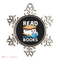 Read Smore Books Camping Bookworm Boy Cute Librarian Smores Ornament thumb 0