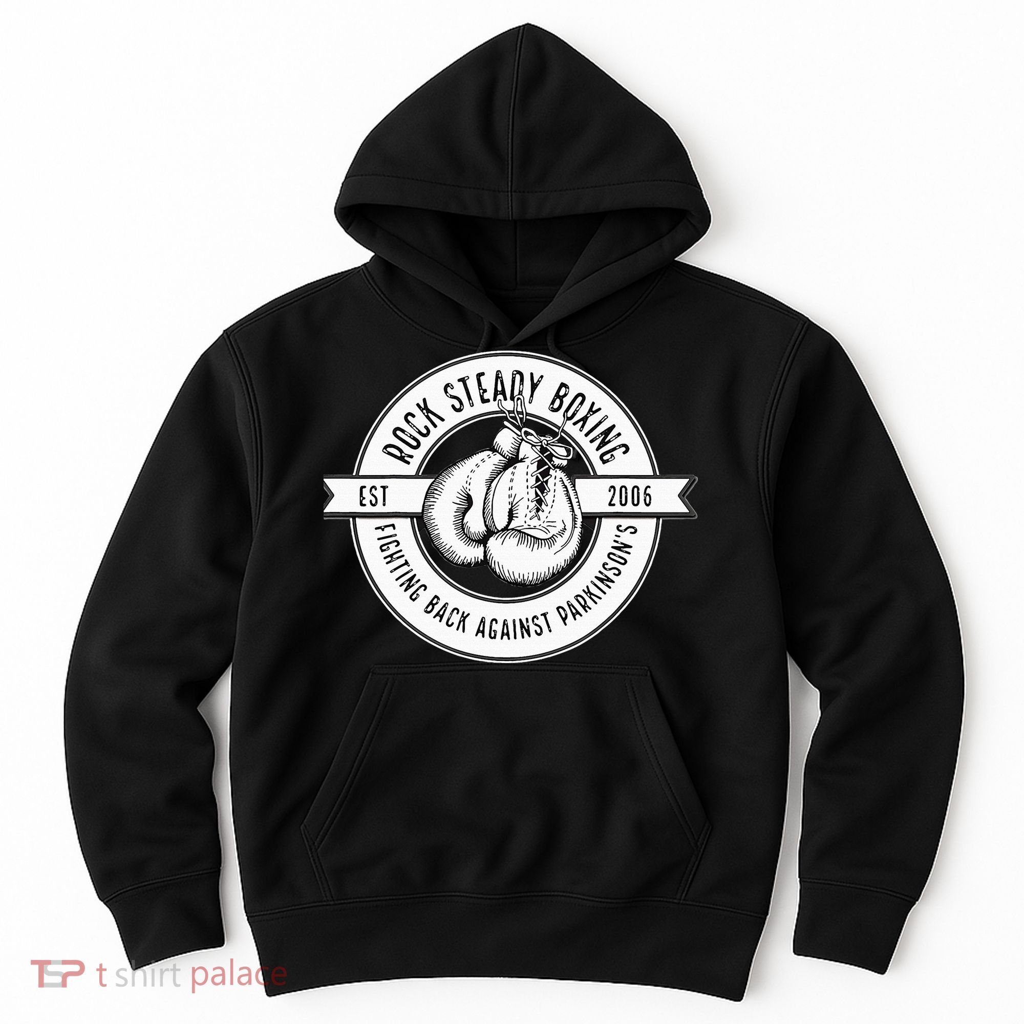 Rock Steady Boxing Fighting Back Against Parkinson Est 2006 Hoodie