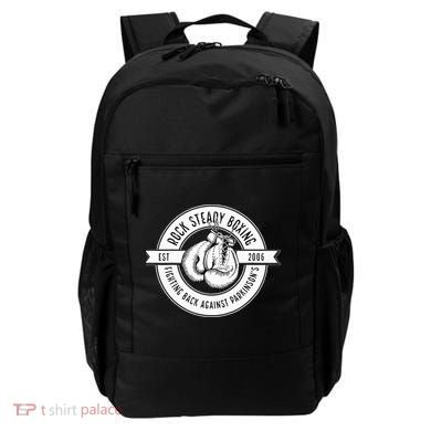 Rock Steady Boxing Fighting Back Against Parkinson Est 2006 Backpack