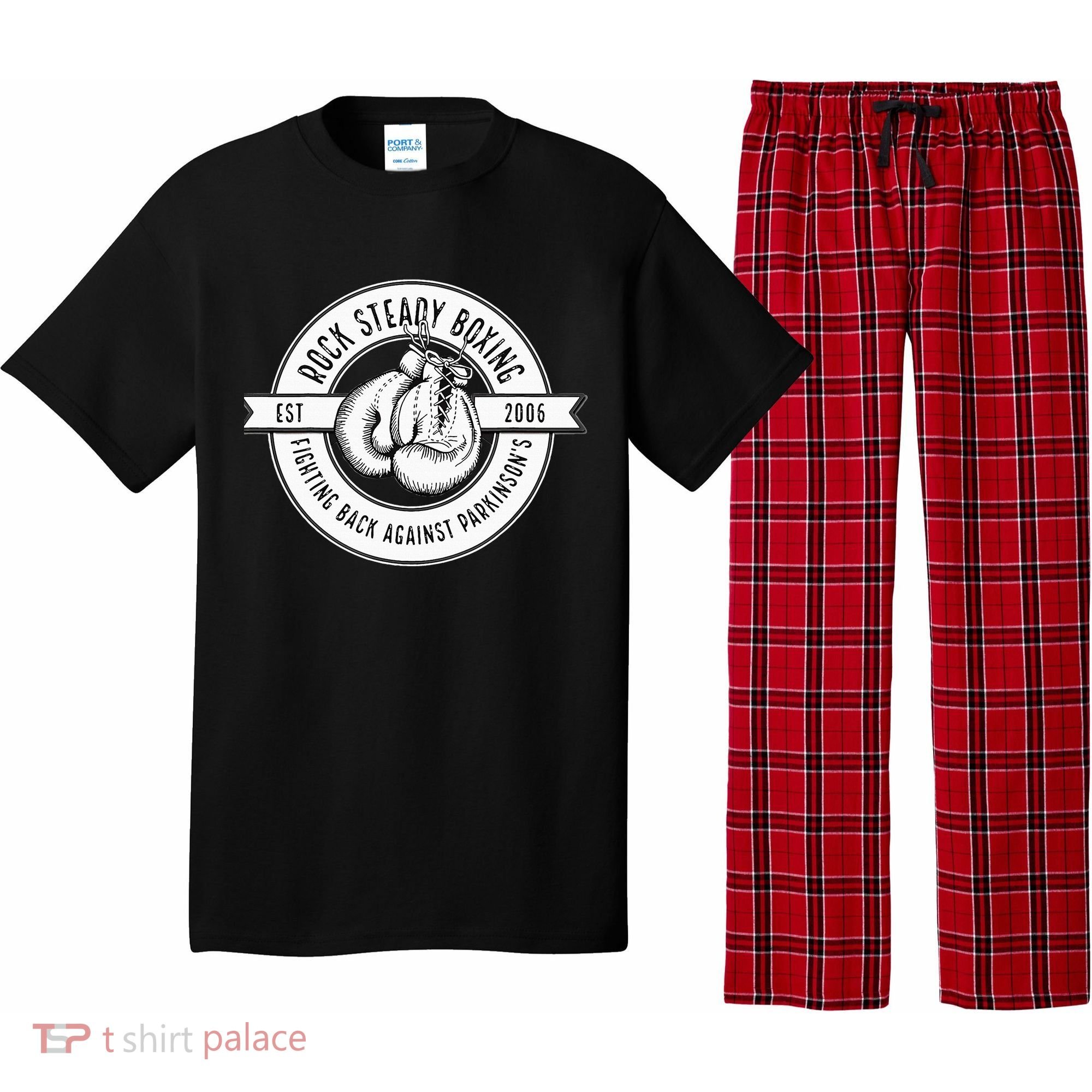 Rock Steady Boxing Fighting Back Against Parkinson Est 2006 Pajama Set