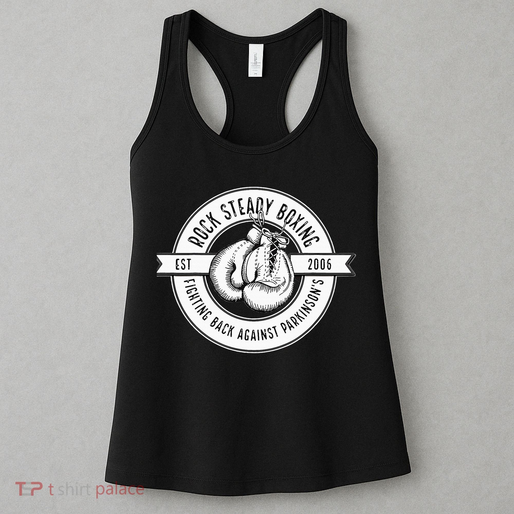 Rock Steady Boxing Fighting Back Against Parkinson Est 2006 Women's Tank Top