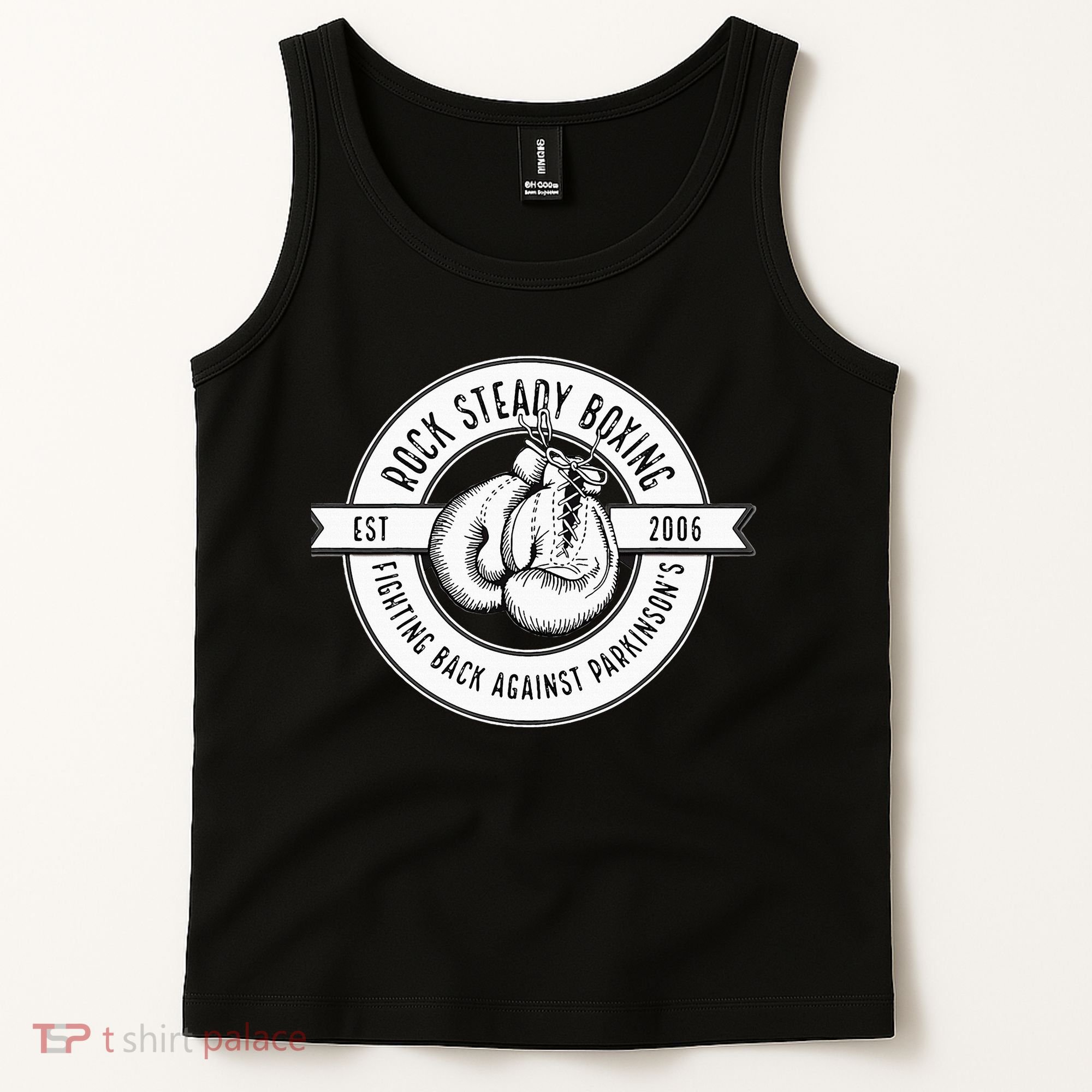 Rock Steady Boxing Fighting Back Against Parkinson Est 2006 Tank Top