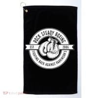 Rock Steady Boxing Fighting Back Against Parkinson Est 2006 Golf Towel thumb 0