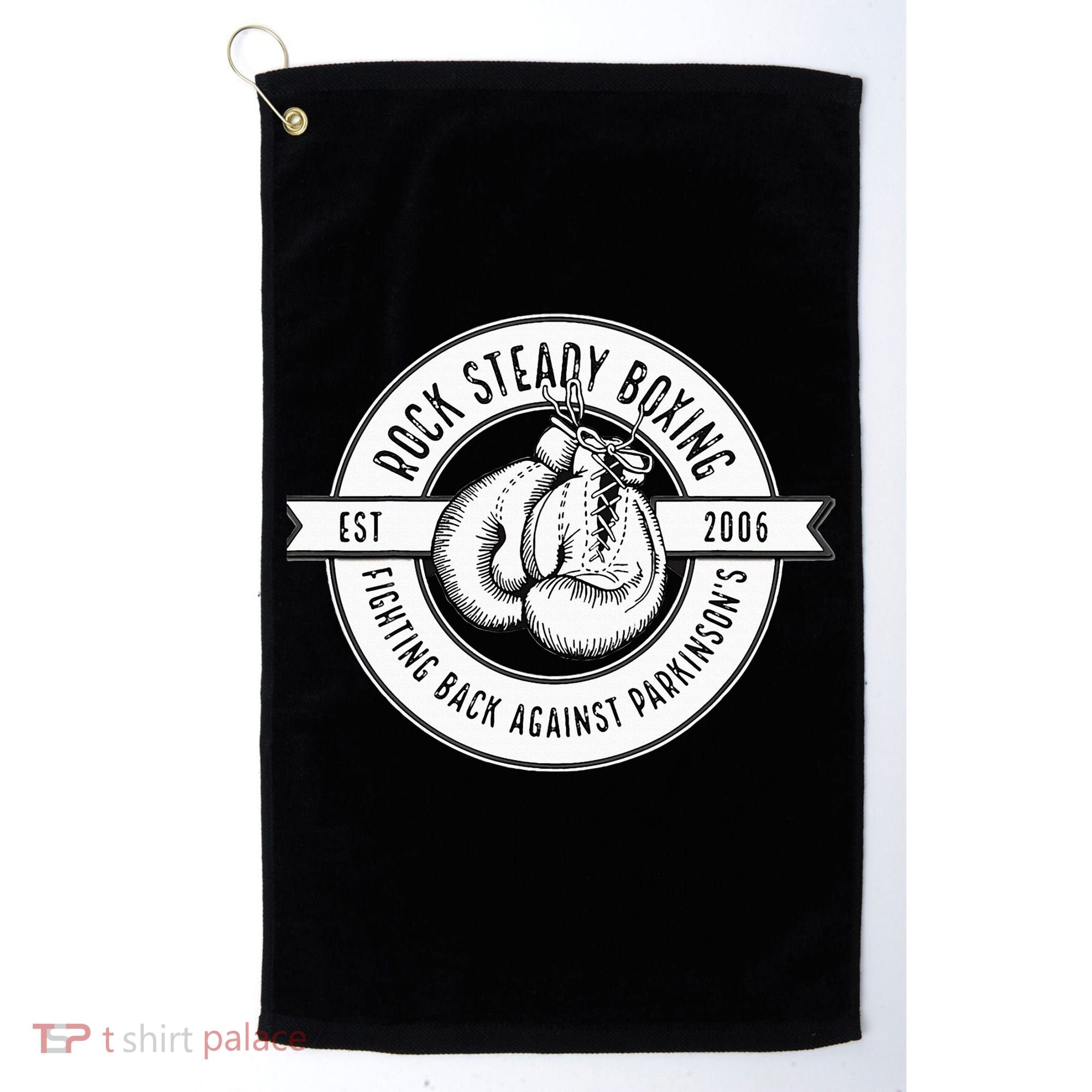 Rock Steady Boxing Fighting Back Against Parkinson Est 2006 Golf Towel
