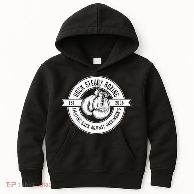 Rock Steady Boxing Fighting Back Against Parkinson Est 2006 Kids Hoodie