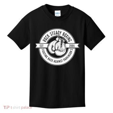 Rock Steady Boxing Fighting Back Against Parkinson Est 2006 Kids T-Shirt