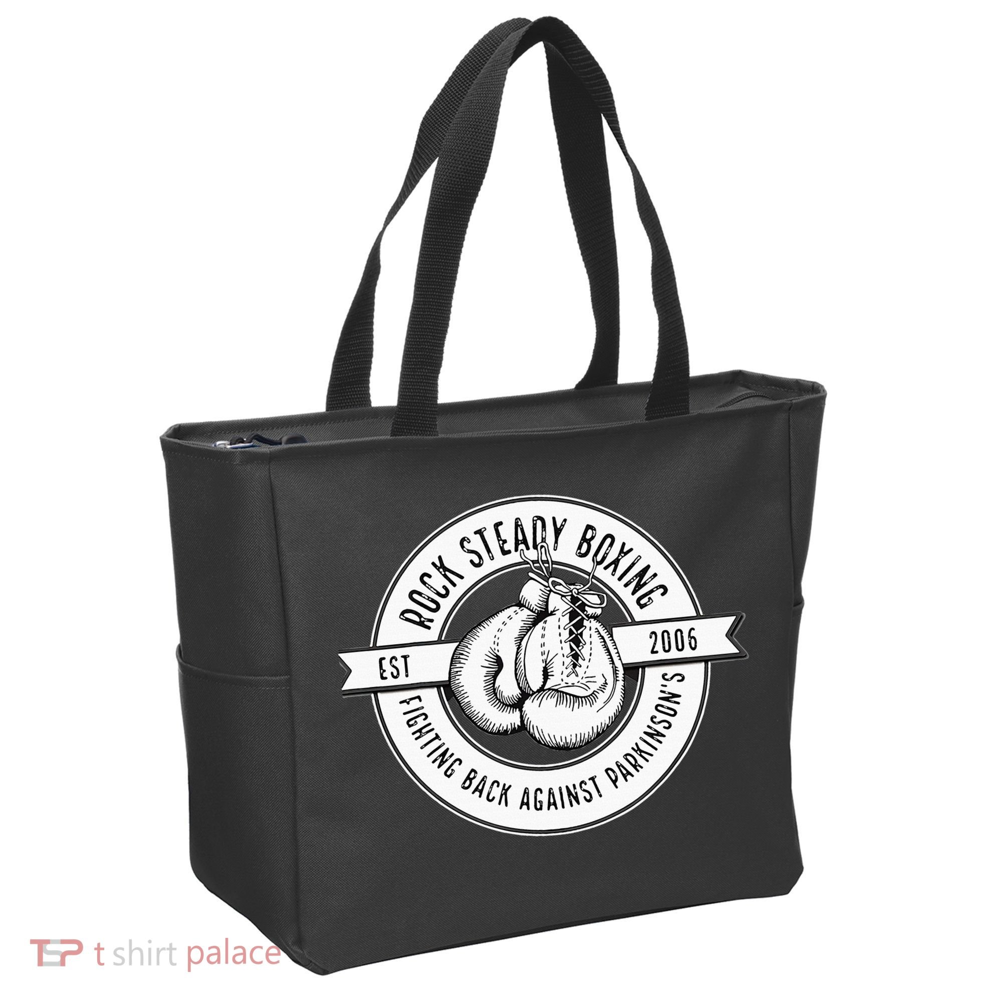 Rock Steady Boxing Fighting Back Against Parkinson Est 2006 Tote Bag