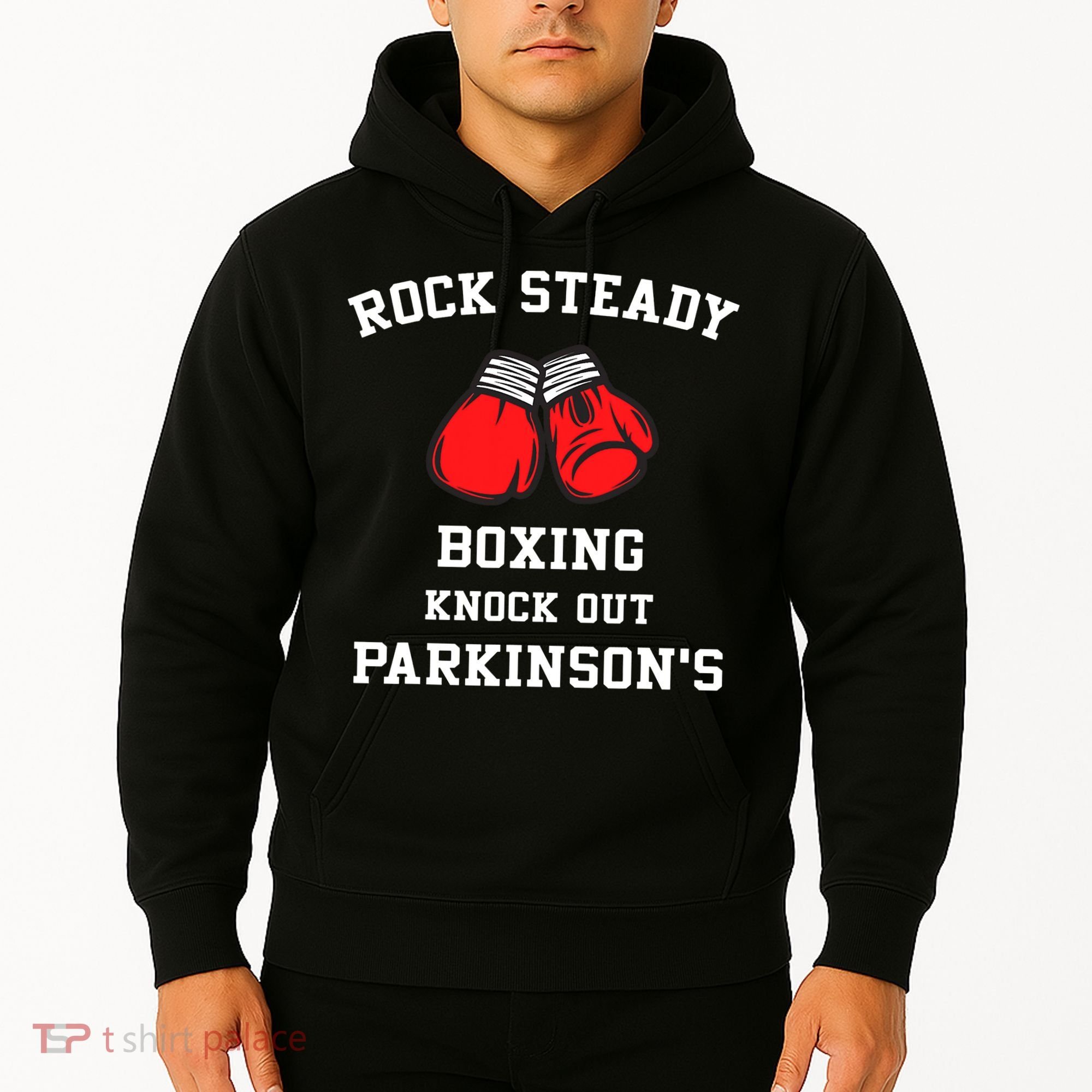 Rock Steady Boxing Knock Out Parkinson Hoodie