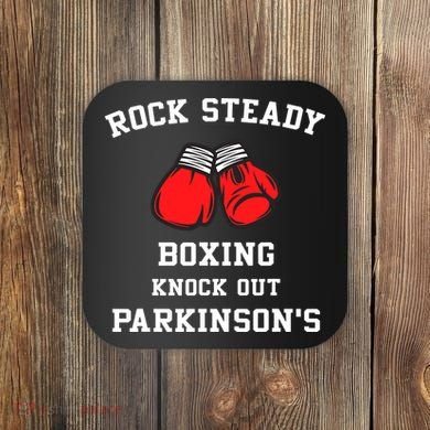 Rock Steady Boxing Knock Out Parkinson Coaster