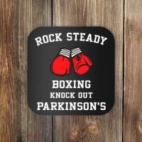 Rock Steady Boxing Knock Out Parkinson Coaster thumb 0
