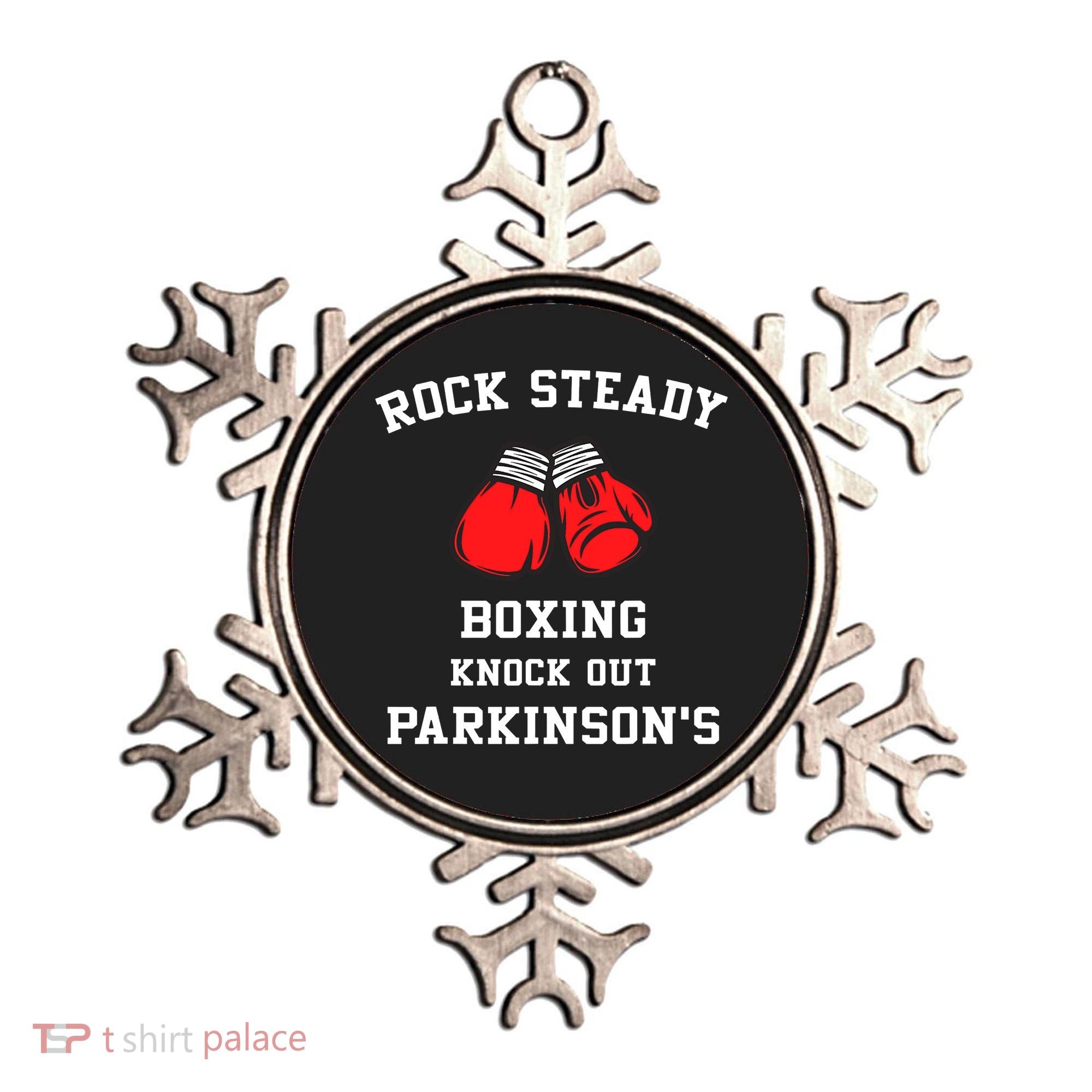 Rock Steady Boxing Knock Out Parkinson Ornament