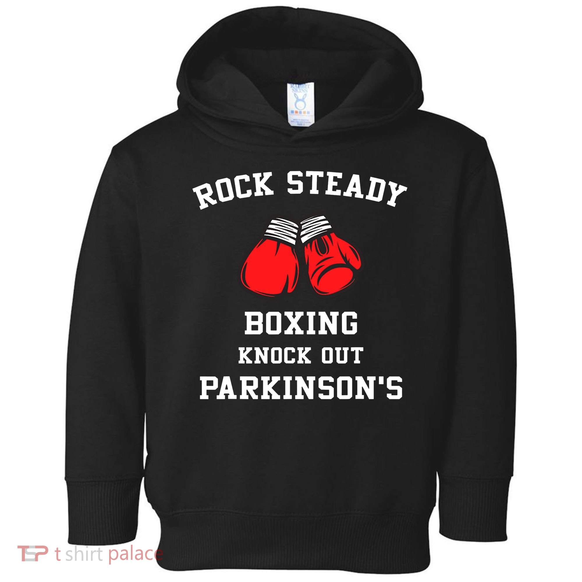 Rock Steady Boxing Knock Out Parkinson Toddler Hoodie