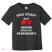 Rock Steady Boxing Knock Out Parkinson Toddler T-Shirt thumb 0