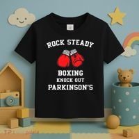 Rock Steady Boxing Knock Out Parkinson Toddler T-Shirt thumb 3