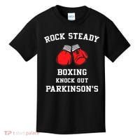 Rock Steady Boxing Knock Out Parkinson Kids T-Shirt thumb 0