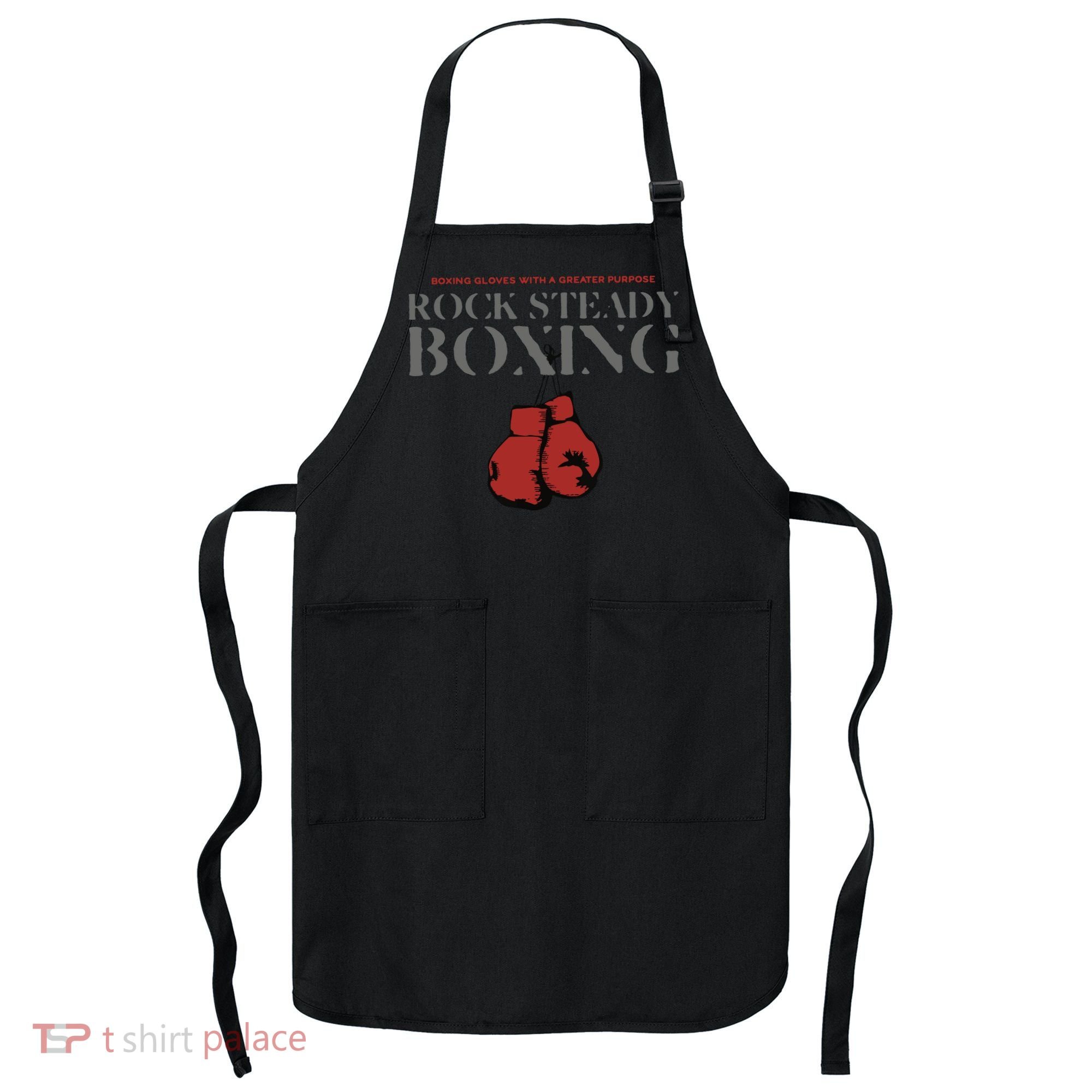 Rock Steady Boxing Gloves With A Greater Purpose Parkinsons Apron
