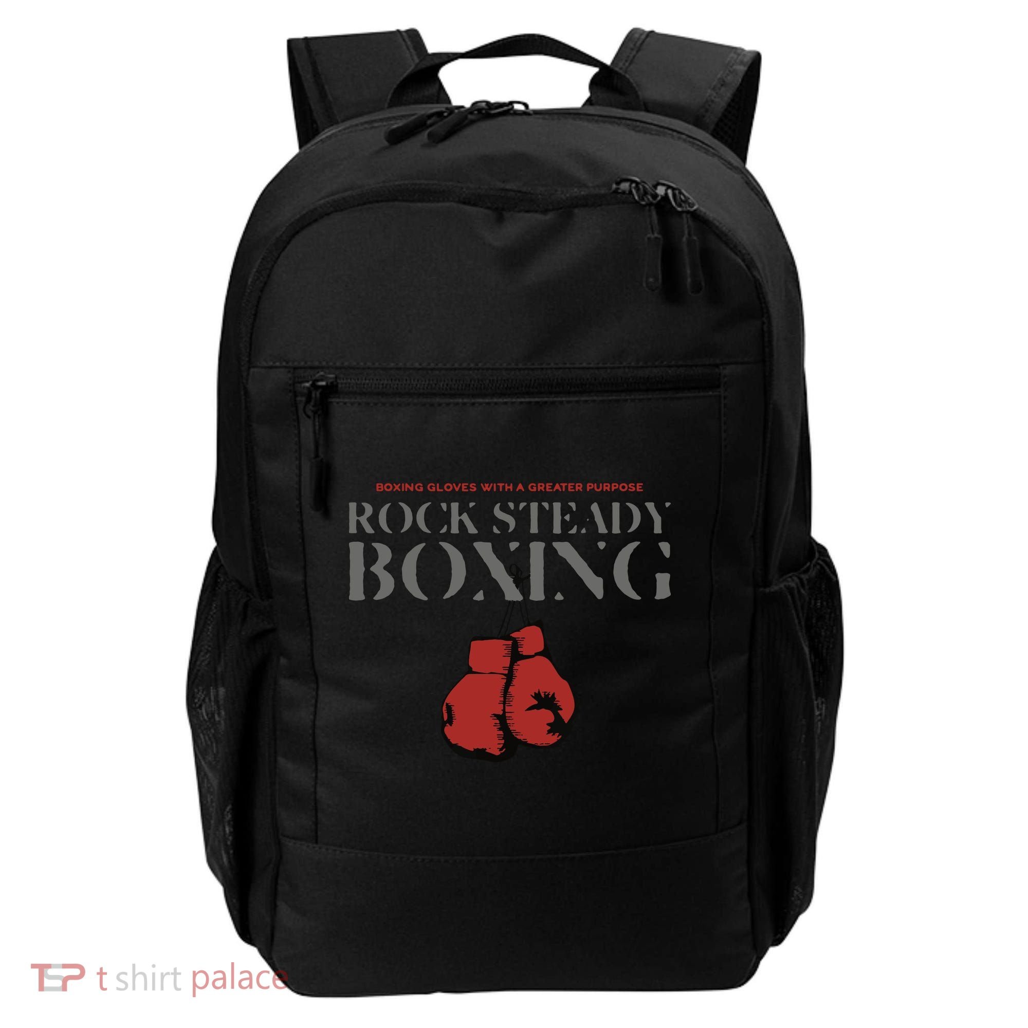 Rock Steady Boxing Gloves With A Greater Purpose Parkinsons Backpack