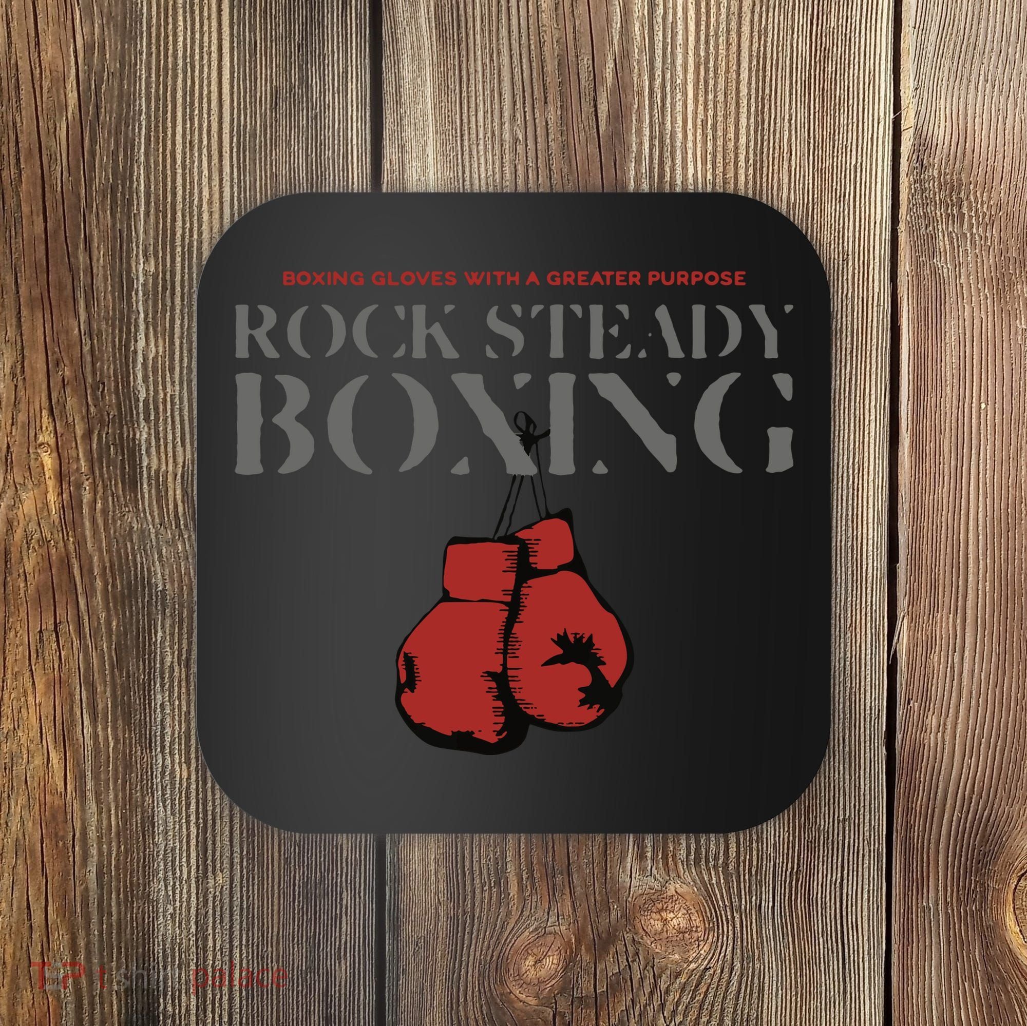 Rock Steady Boxing Gloves With A Greater Purpose Parkinsons Coaster