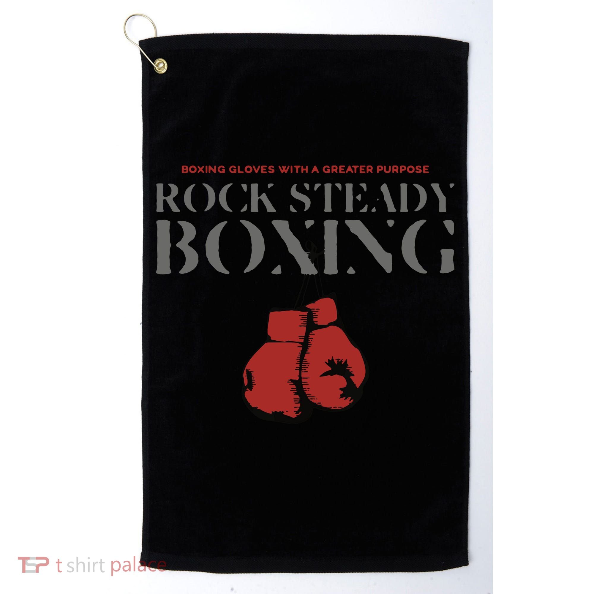 Rock Steady Boxing Gloves With A Greater Purpose Parkinsons Golf Towel