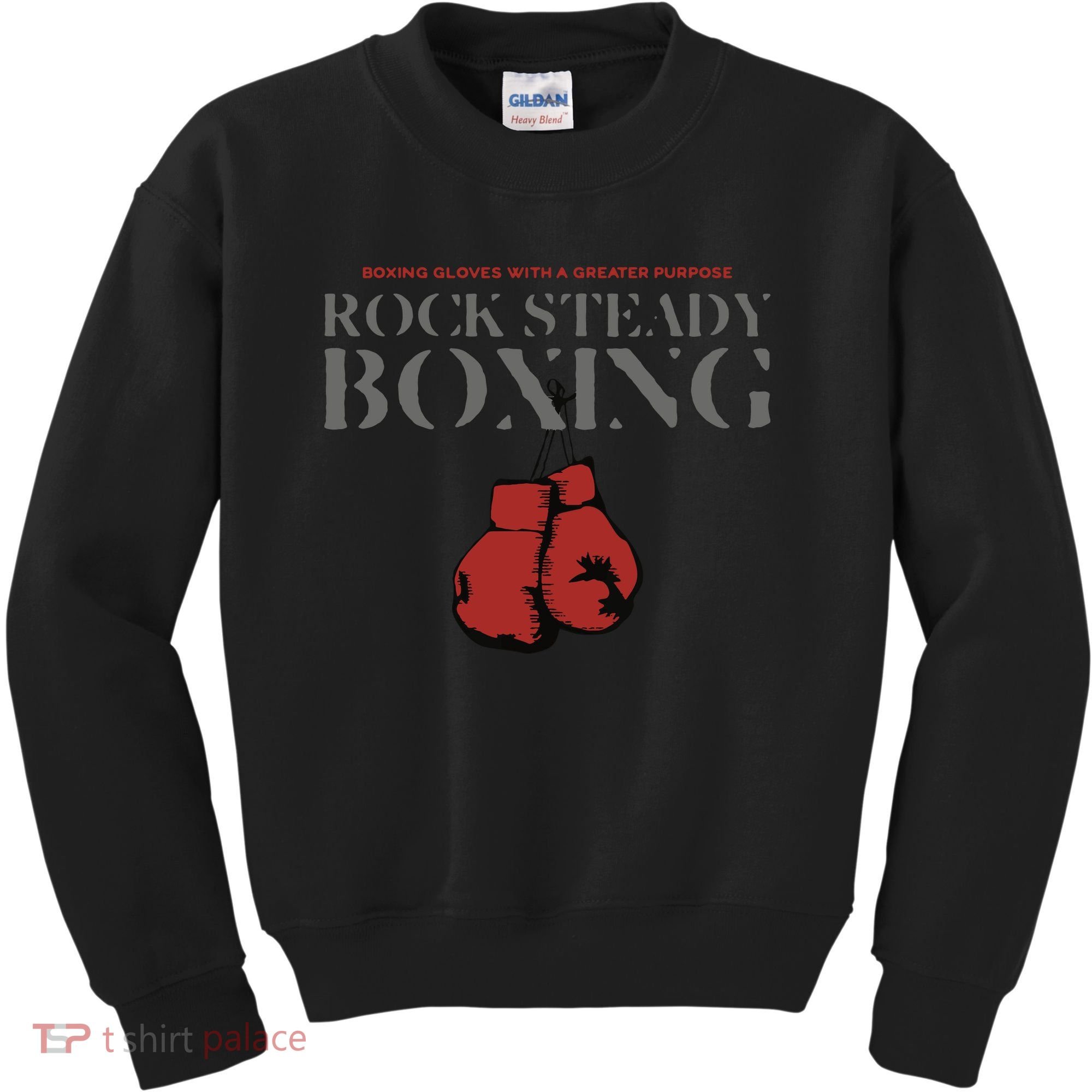 Rock Steady Boxing Gloves With A Greater Purpose Parkinsons Kids Sweatshirt