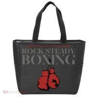 Rock Steady Boxing Gloves With A Greater Purpose Parkinsons Tote Bag thumb 0