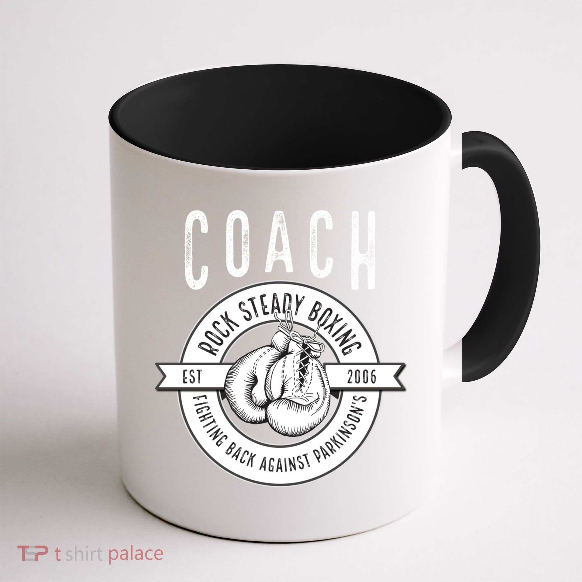Rock Steady Boxing Coach Fight ParkinsonS Gift Coffee Mug